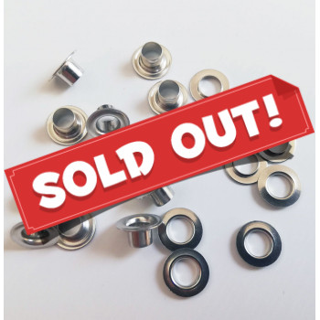 Ösen 4 mm silber - Nachfüllpack 10 Stück