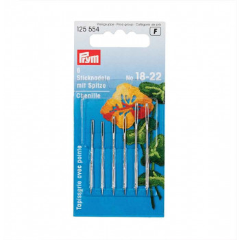 Sticknadeln mit Spitze, Nr. 18-22
