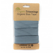 Jersey-Schrägband 3 m dusty blue