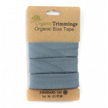 Jersey-Schrägband 3 m dusty blue