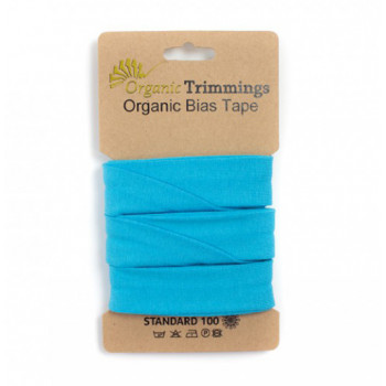 Jersey-Schrägband 3 m turquoise