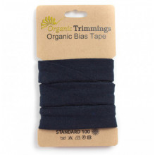 Jersey-Schrägband 3 m navy