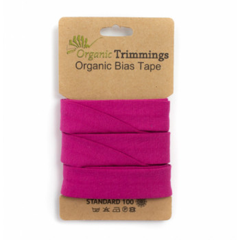 Jersey-Schrägband 3 m fuchsia