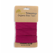 Jersey-Schrägband 3 m framboise