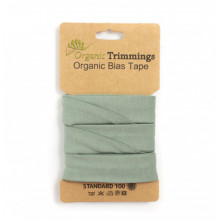 Jersey-Schrägband 3 m dusty mint