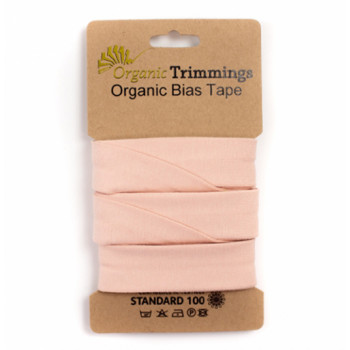 Jersey-Schrägband 3 m dusty rose