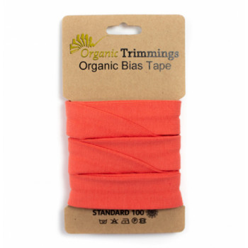 Jersey-Schrägband 3 m coral