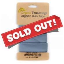 Schrägband 5 m dusty blue