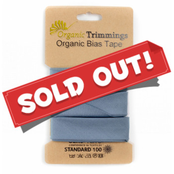 Schrägband 5 m dusty blue