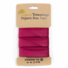 Schrägband 5 m framboise
