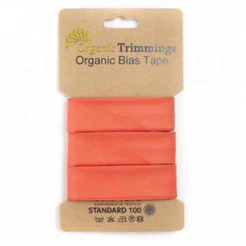 Schrägband 5 m peach