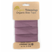 Schrägband 5 m mauve