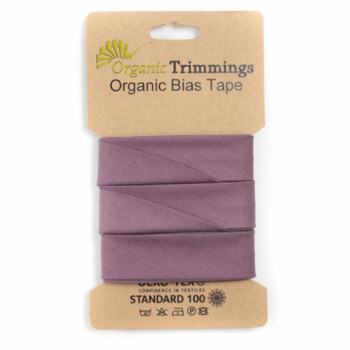 Schrägband 5 m mauve
