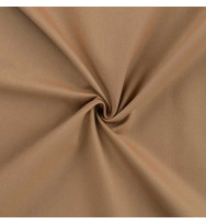 Reststück 46 cm Popeline caramel