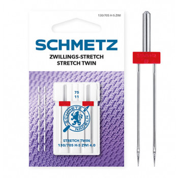 Schmetz Zwillings-Stretch-Nadel 4.0/75, 1 Stück