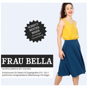 Schnittmuster Rock Frau Bella