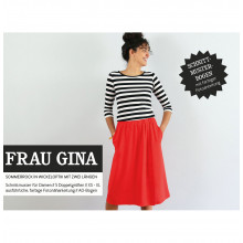 Schnittmuster Rock Frau Gina