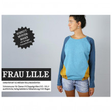 Schnittmuster Raglansweater Frau Lille