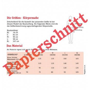 Schnittmuster Frau Nina