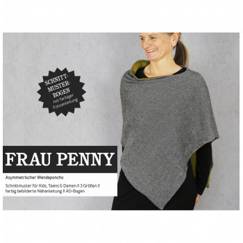Schnittmuster Poncho Frau Penny