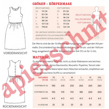 Schnittmuster Frau Adele