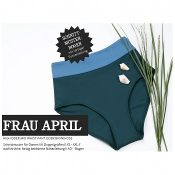 Schnittmuster Bikinihose Frau April