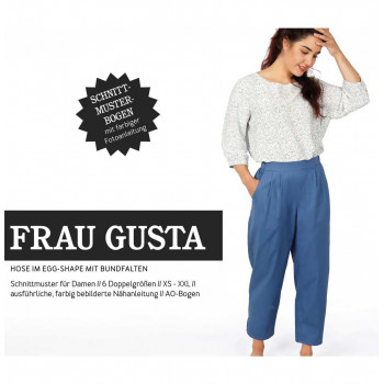 Schnittmuster Hose Frau Gusta