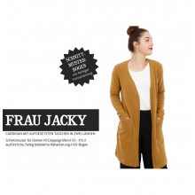 Schnittmuster Cardigan Frau Jacky