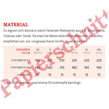 Schnittmuster Frau Krissi