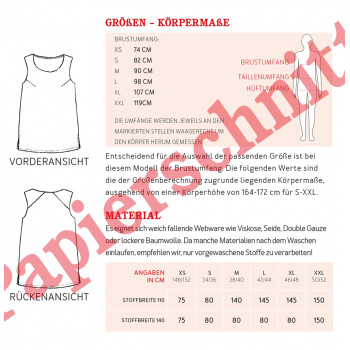 Schnittmuster Frau Merle