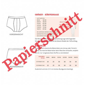 Schnittmuster Pants Herr John