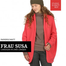 Schnittmuster Cardigan Frau Susa