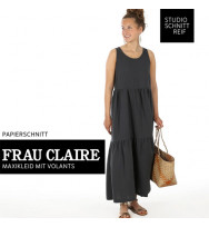 Schnittmuster Volantkleid Frau Claire
