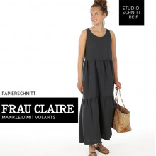 Schnittmuster Volantkleid Frau Claire