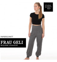 Schnittmuster Yogahose Frau Geli