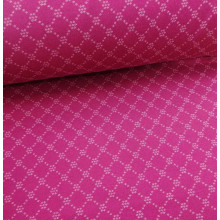 Schwerer Jacquard Raute magenta