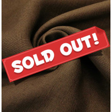 Reststück 60 cm Leinen dunkelbraun