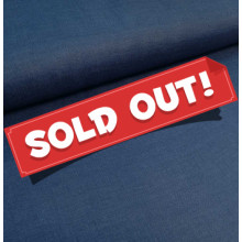 Reststück 90 cm Feines Leinen indigo