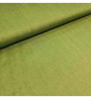 Reststück 30 cm Feines Leinen moosgrün