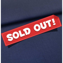 Gabardine Merinowolle marine