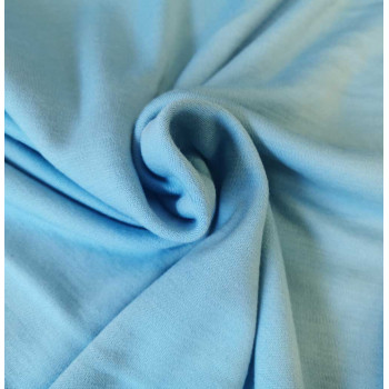Reststück 22 cm Wolljersey hellblau