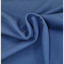 Reststück 35 cm Wolljersey indigo