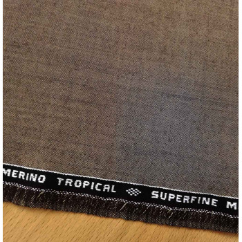 Merino-Wollwebstoff mokka