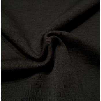 Reststück 16 cm Wolljersey schwarz