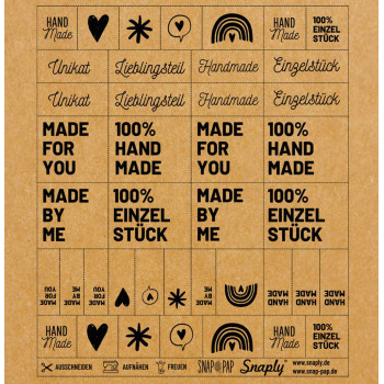 SnapPap Label Handmade