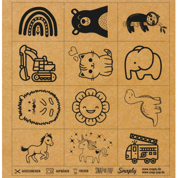 SnapPap Label Picture Kids