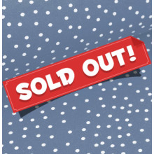 Reststück 25 cm Jersey Dotties stonewashed