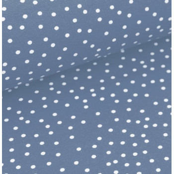Reststück 25 cm Jersey Dotties stonewashed