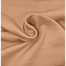 Reststück 60 cm Bündchen breit cafe au lait