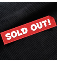 Reststück 76 cm Cord-Nicki schwarz